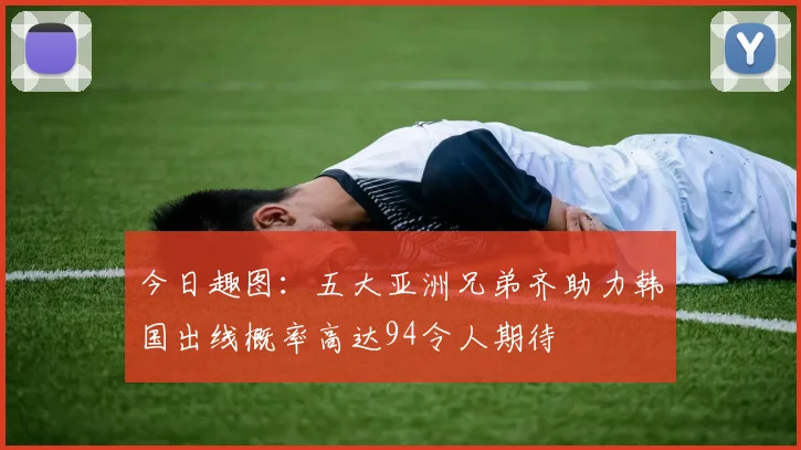 今日趣图：五大亚洲兄弟齐助力韩国出线概率高达94令人期待